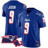 Patriots 1996 Throwback State Patch Vapor Jersey – All Stitched – Royal – Matthew Judon Jersey