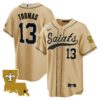 Saints 1987 Legacy Cool Base Jersey – All Stitched – Gold – Michael Thomas Jersey