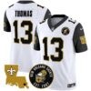 Saints EST. 1967 Patch Vapor Jersey – All Stitched – Black Sleeves – Michael Thomas Jersey