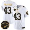 Steelers DMR Patch Gold Vapor Limited Jersey – All Stitched – White Gold – Troy Polamalu Jersey