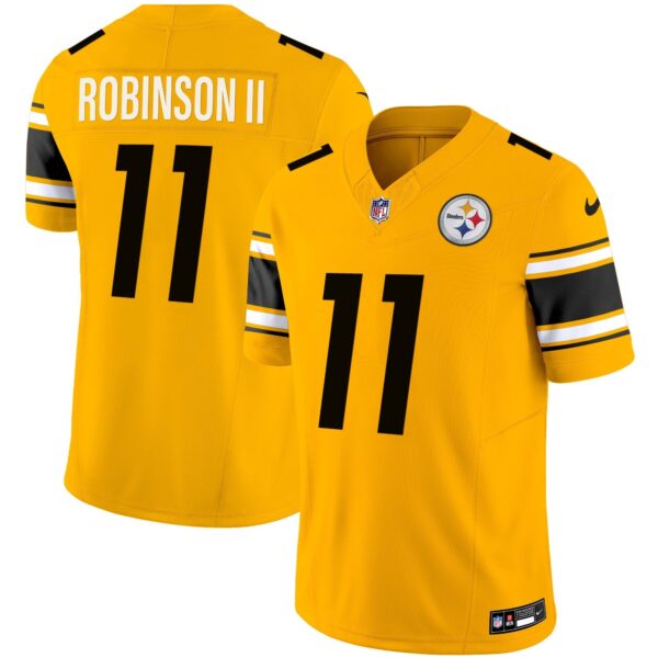 Steelers Vapor Limited Jersey – All Stitched – Gold – Allen Robinson II Jersey