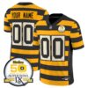 Pittsburgh Steelers Throwback 2024 Vapor Limited Custom Jersey – All Stitched – Bumble Bee Jersey