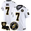 Saints EST. 1967 Patch Vapor Jersey – All Stitched – White – Taysom Hill Jersey