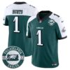 Eagles 2024 Vapor Limited Jersey – Est. 1933 Patch – All Stitched – Alternate – Jalen Hurts Jersey