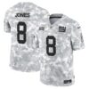 New York Giants 2024 Salute to Service Vapor Limited Jersey – Arctic Camo – All stitched – Daniel Jones Jersey