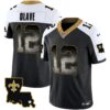 Saints 1987 Legacy Arch Smoke Jersey – All Stitched – Alternate – Chris Olave Jersey