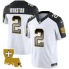 Saints 1987 Legacy Arch Smoke Jersey – All Stitched – Inverted – Jameis Winston Jersey