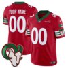 Rams Mexico Vapor Limited Custom Jersey – All Stitched – Red Jersey