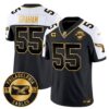 Philadelphia Eagles 2024 Throwback Gold Vapor Limited Jersey – Est. 1933 Patch – All Stitched – Alternate – Brandon Graham Jersey