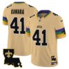 Saints 2024 New Orleans City Vapor Limited Jersey – All Stitched – Gold – Alvin Kamara Jersey