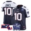 Patriots Bill Belichick 6x Champions Patch Vapor Jersey – All Stitched – Alternate – Mac Jones Jersey