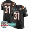 Dolphins 50th & Don Shula 347 Memorial Patch Vapor Limited Jersey – All Stitched – Black – Raheem Mostert Jersey