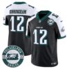Eagles 2024 Vapor Limited Jersey – Est. 1933 Patch – All Stitched – Black Alternate – Randall Cunningham Jersey