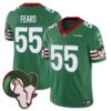 Rams Mexico Vapor Limited Jersey – All Stitched – Green – Tom Fears Jersey