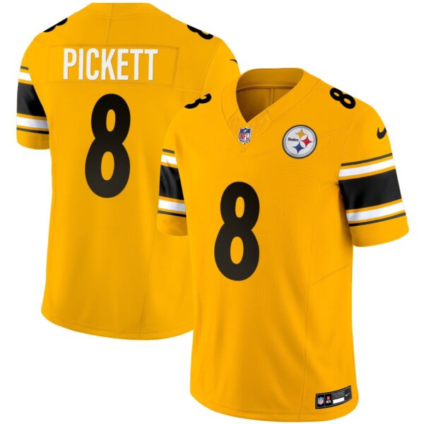 Steelers Vapor Limited Jersey – All Stitched – Gold – Kenny Pickett Jersey