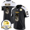 Steelers Arch Smoke 50th Anniversary Of Super Bowl IX Patch Vapor Limited Jersey – All Stitched – Alternate – Russell Wilson Jersey