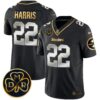 Steelers DMR Patch Gold Vapor Limited Jersey – All Stitched – Black Limited – Najee Harris Jersey