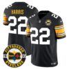 Steelers 2024 Vapor Limited Jersey – Est 1933 Patch – All Stitched – 1975 Throwback – Najee Harris Jersey