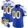 Rams California Patch Vapor Limited Custom Jersey – All Stitched – Royal Alternate Jersey