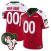 Rams Mexico Vapor Limited Custom Jersey – All Stitched – Red Alternate Jersey