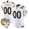 Los Angeles Rams 2024 Gold Vapor Limited Custom Jersey – All Stitched – White Jersey