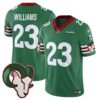 Rams Mexico Vapor Limited Jersey – All Stitched – Green – Kyren Williams Jersey