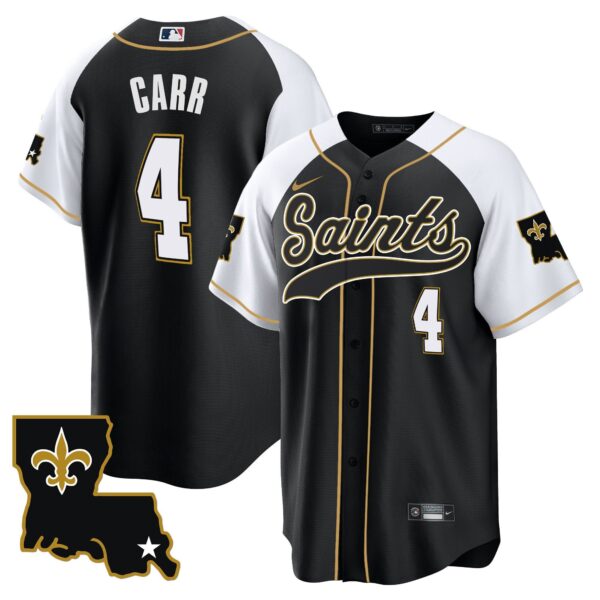 Saints 1987 Legacy Cool Base Jersey – All Stitched – Alternate – Derek Carr Jersey