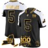 New York Giants 100th Season & State Patch Gold Vapor Limited Jersey – All Stitched – Alternate – Kayvon Thibodeaux Jersey