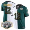 Eagles 2024 NFC East Division Champions Gold Trim Vapor Limited Jersey – All Stitched – Split – Randall Cunningham Jersey