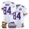 Minnesota Vikings Kings Of The North Patch Vapor Limited Jersey V3 – All Stitched – White – Randy Moss Jersey