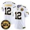 Philadelphia Eagles 2024 Throwback Gold Vapor Limited Jersey – Est. 1933 Patch – All Stitched – White Gold – Randall Cunningham Jersey