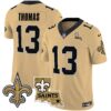 Saints Vapor Limited Jersey – New Orleans Patch – All Stitched – Gold – Michael Thomas Jersey