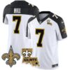 Saints Vapor Limited Jersey – New Orleans Patch – All Stitched – Inverted – Taysom Hill Jersey