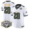 Eagles 2024 NFC East Division Champions Gold Trim Vapor Limited Jersey – All Stitched – White – Brian Dawkins Jersey