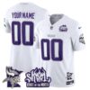 Minnesota Vikings Kings Of The North Patch Vapor Limited Custom Jersey V3 – All Stitched – Winter Warrior Jersey