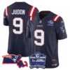 Patriots Bill Belichick 6x Champions Patch Vapor Jersey – All Stitched – Navy – Matthew Judon Jersey