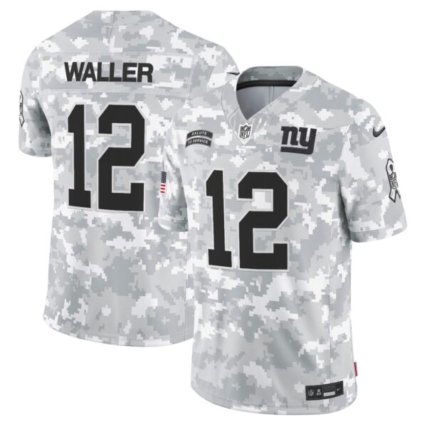 New York Giants 2024 Salute to Service Vapor Limited Jersey – Arctic Camo – All stitched – Darren Waller Jersey