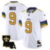 Saints 2024 New Orleans City Vapor Limited Jersey – All Stitched – White – Drew Brees Jersey