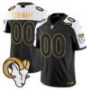 Los Angeles Rams 2024 Gold Vapor Limited Custom Jersey – All Stitched – Alternate Jersey