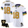 Saints 2024 New Orleans City Vapor Limited Jersey – All Stitched – White – Spencer Rattler Jersey