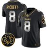 Steelers DMR Patch Gold Vapor Limited Jersey – All Stitched – Black Limited – Kenny Pickett Jersey