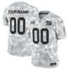 New York Giants 2024 Salute to Service Vapor Limited Custom Jersey – Arctic Camo – All Stitched – Custom Jersey