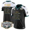 Eagles 2024 NFC East Division Champions Gold Trim Vapor Limited Jersey – All Stitched – Black Alternate – Brandon Graham Jersey