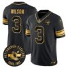 Pittsburgh Steelers Throwback 1933 Patch Gold Vapor Limited Jersey – All Stitched – Black Gold – Russell Wilson Jersey