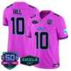 Dolphins “Miami Vice” Vapor Limited Jersey V4 – All Stitched – Pink – Tyreek Hill Jersey