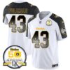 Steelers Arch Smoke 50th Anniversary Of Super Bowl IX Patch Vapor Limited Jersey – All Stitched – Inverted – Troy Polamalu Jersey