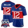 New York Giants ‘Century Red’ 100th Season Commemorative Vapor Jersey – All Stitched – Royal – Darren Waller Jersey