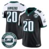 Eagles 2024 Vapor Limited Jersey – Est. 1933 Patch – All Stitched – Black Alternate – Brian Dawkins Jersey