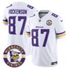 Minnesota Vikings 2024 Vapor Limited Jersey V2 – Est. 1961 Patch – All Stitched – White – T.J. Hockenson Jersey