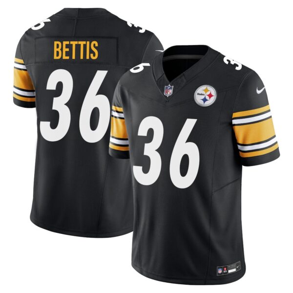 Steelers Vapor Limited Jersey – All Stitched – Black – Jerome Bettis Jersey
